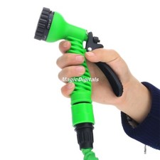 7 Pattern Adjustable Hose Garden Spray Gun Sprinkler Nozzle Watering Connector