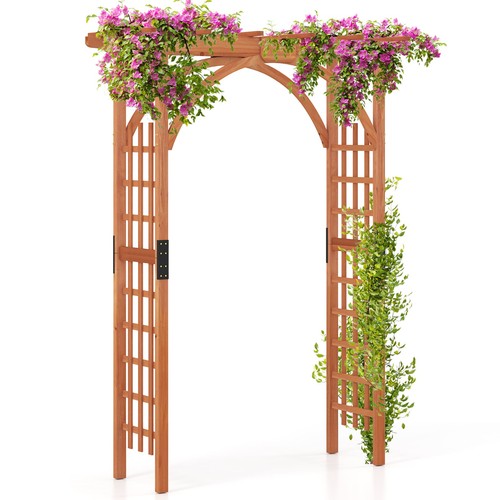Wooden garden arch outdoor - garden,