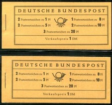 GERMANY 1958 MH4xv, 1960