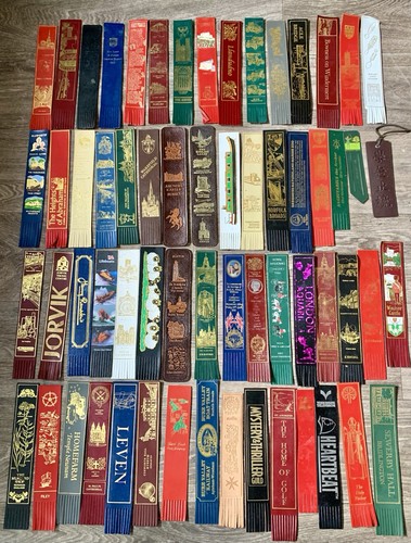 Leather vintage bookmarks - 62,