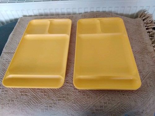 Vintage tupperware trays - trays, x