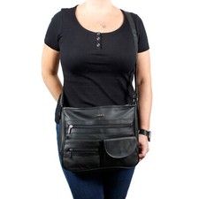 Ladies Women Real Leather