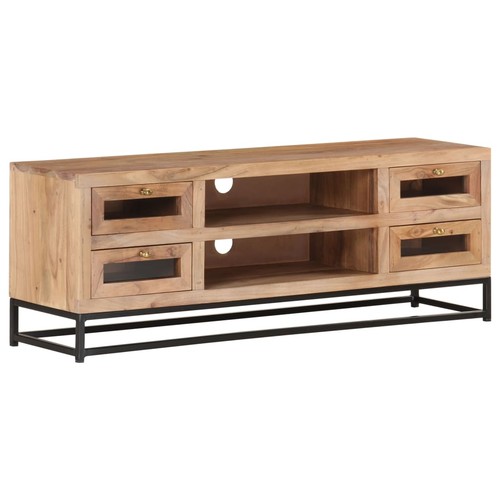 Solid acacia wood cabinet - wood,