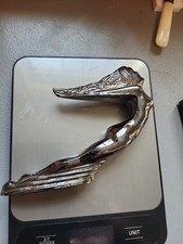 Vintage Flying Lady Hood Ornament CIRCA1940-50'S Chrome Plated Good Condition.