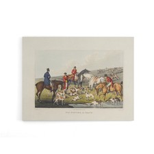 Fox Hunting Death Painting