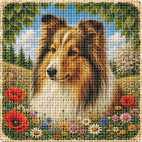 Shetland sheepdog puppy - sheepdog,