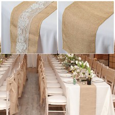 Hessian Jute Table Runner -
