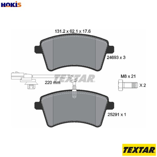 Brake pad set disc - pad,