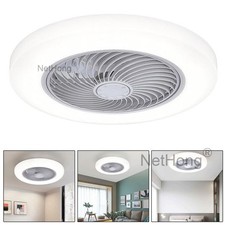 58CM LED Ceiling Fan with Lighting LED Light Adjustable Wind + Remote 6 Speed