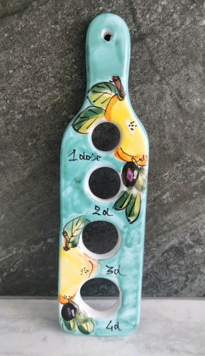 Vintage handpainted glazed - handpainted,