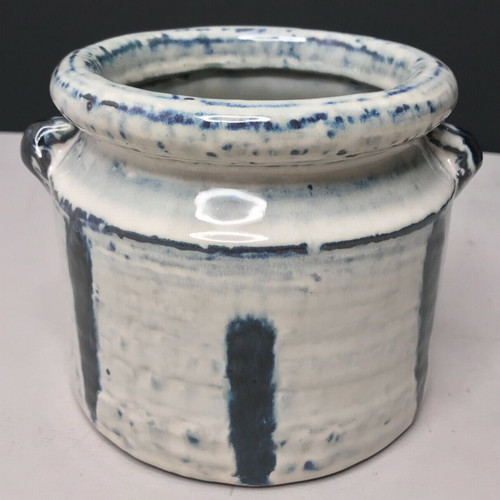 Zebra jar ceramic glazed - zebra,