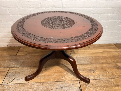 Vintage carved tilt - carved, table