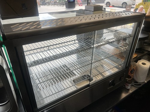 Nearly brand new - nearly, heated