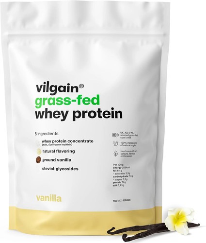 Vilgain grass fed whey - grass-fed, protein