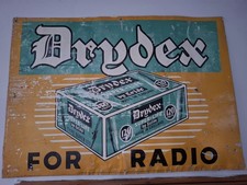 Vintage Drydex Batteries Advertising Sign