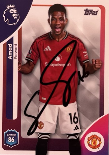 Amad hand signed - signed, manchester