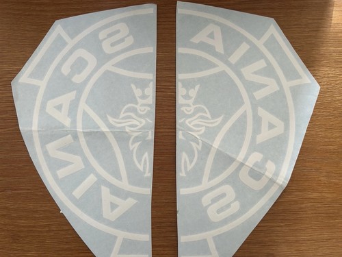 Scania griffin window stickers - scania,