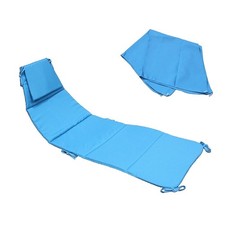 Curved Chaise Hanging Lounge Chair Beige Color High-Quality Polyester Fabric