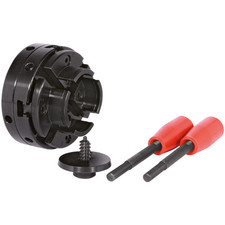 SIP 4" Chuck 3/4" x 16TPI for SIP Wood Lathes 4-Jaw and Self-Centering 06853