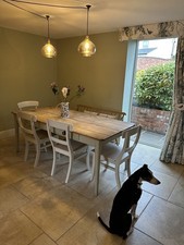 Set of 6 Dining Chairs Beech