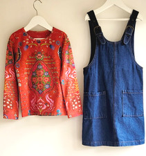 Oilily Girls Red Patterned Top