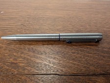 Vintage Brushed Steel Parker