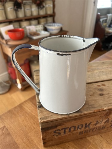Vintage white enamel - vintage,