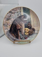 On The Ball , (Limited Edition) Franklin Mint Round Plate With Cetification.
