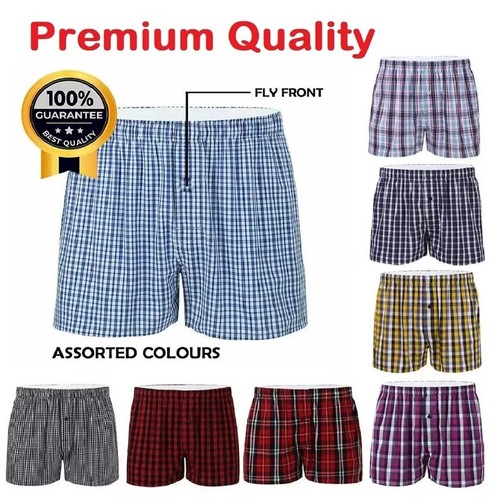Mens woven boxer shorts loose - shorts,