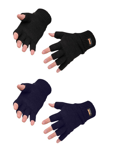 Thermal fingerless gloves - fingerless,