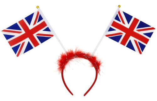Union jack headband bopper - headband,