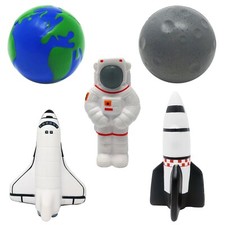 Edu-Sci Space Stress Toy - Astronaut Rocket Moon Earth Shuttle