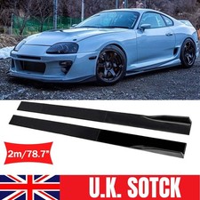 78.7'' Side Skirt Splitter Extension Rocker Panel Lip For Toyota MR2 For Turbo