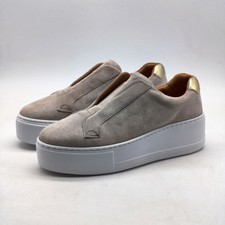 *NEW* RRP £225 UK 6 PARK UP Russell & Bromley Suede Sneakers Taupe Beige 39