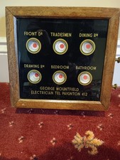  butlers servants bell indicator box  6 windows