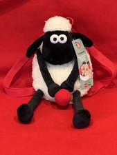 Wallace & Gromit Shaun The Sheep Woolly Backpack Rucksack Comic Relief Red Nose