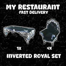 My Restaurant | 1x Inverted Royal Set | 1x Table + 4x Chairs