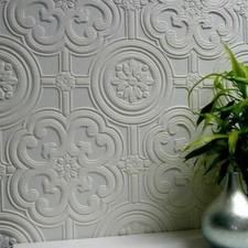Anaglypta Egon RD80029 - Embossed Paintable Wallpaper  Textured Luxury Vinyl