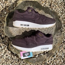 Premium Nike Air Max 1 Burgundy Suede UK7 EU41 CM26.5 US8 US9.5W