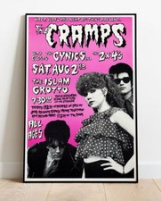 The Cramps 1986 Tour Poster -