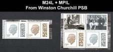 2024 DEFINITIVES M24L + MPIL - 50p, £1.00 from Winston Churchill PSB CY7
