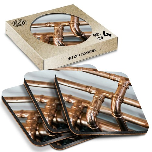 Boxed square coasters - boxed,