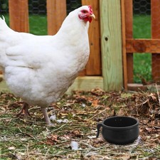 Feeder Pan Hanging Feeding Cups Compact Chicken Water Bowl for Farm Pig Dogs