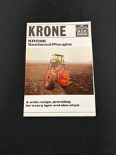 KRONE SECTIONAL PLOUGHS