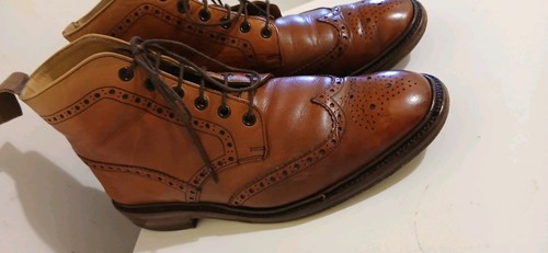Loake burford mens boots - boots, tan