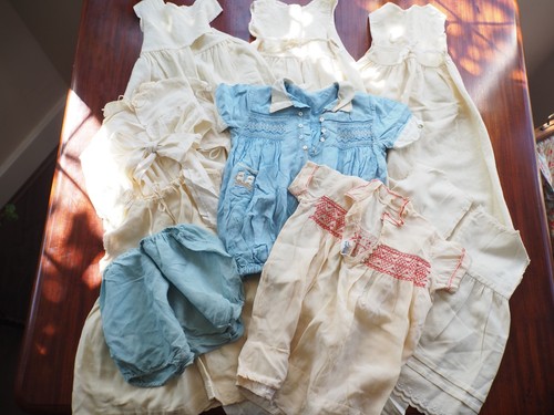 Antique baby clothes - for, doll
