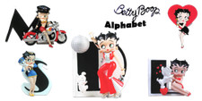 Vintage Westland Giftware Betty Boop Alphabet Figures/Wall Hangers