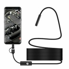 USB Type C Endoscope Borescope Snake Inspection Camera 3 in 1 for Phone Android