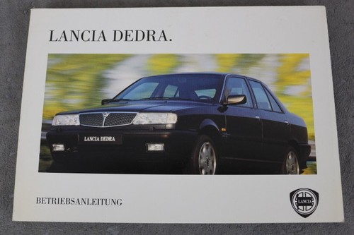 Lancia dedra operating - lancia, dedra-operating
