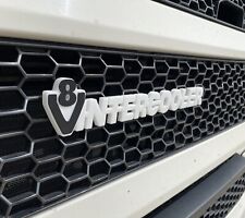 Scania V8 Intercooler logo grille grill badge